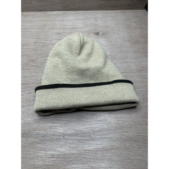 Levis Tan Brown Beanie One Size Knitted - Picture 2 of 3